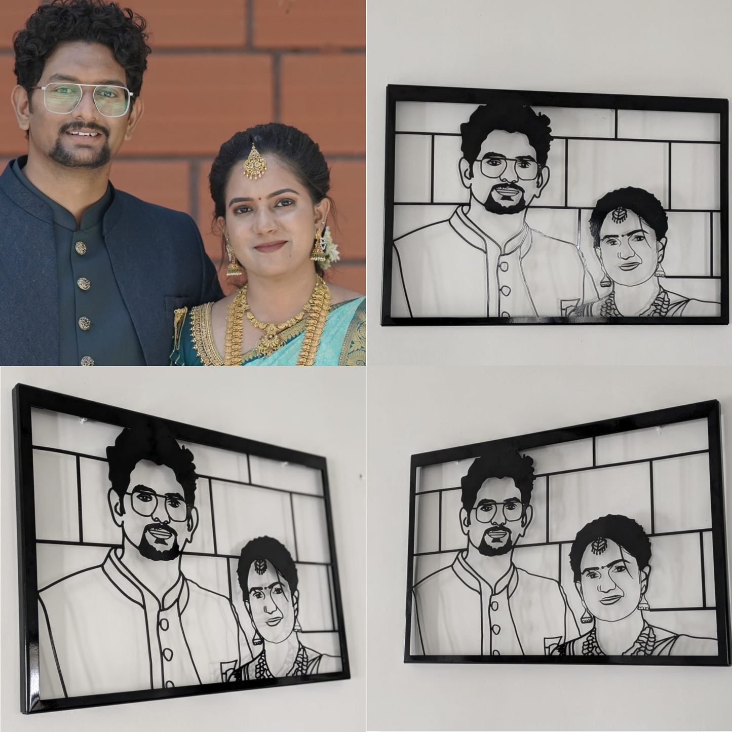 Personalized Metal Photo Portrait (Single Person)