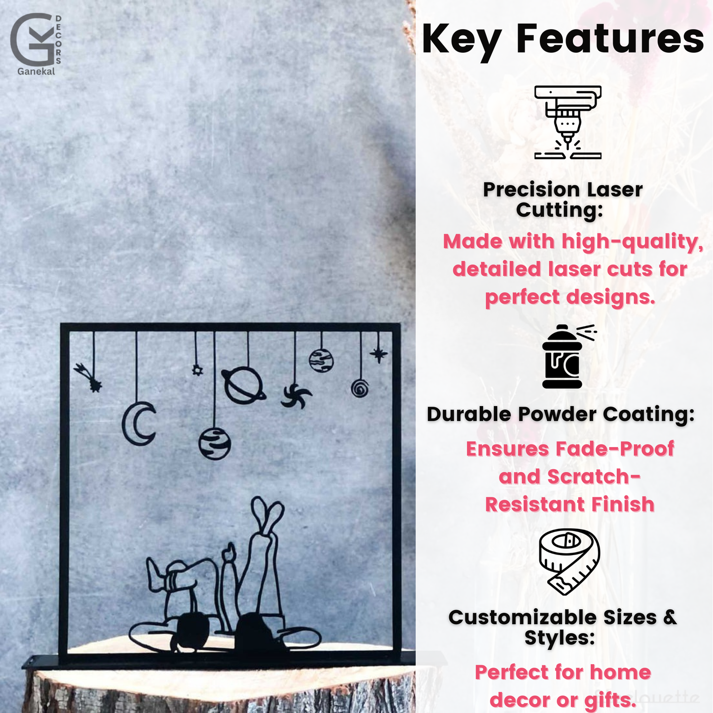 Look at Star Metal Table Decor