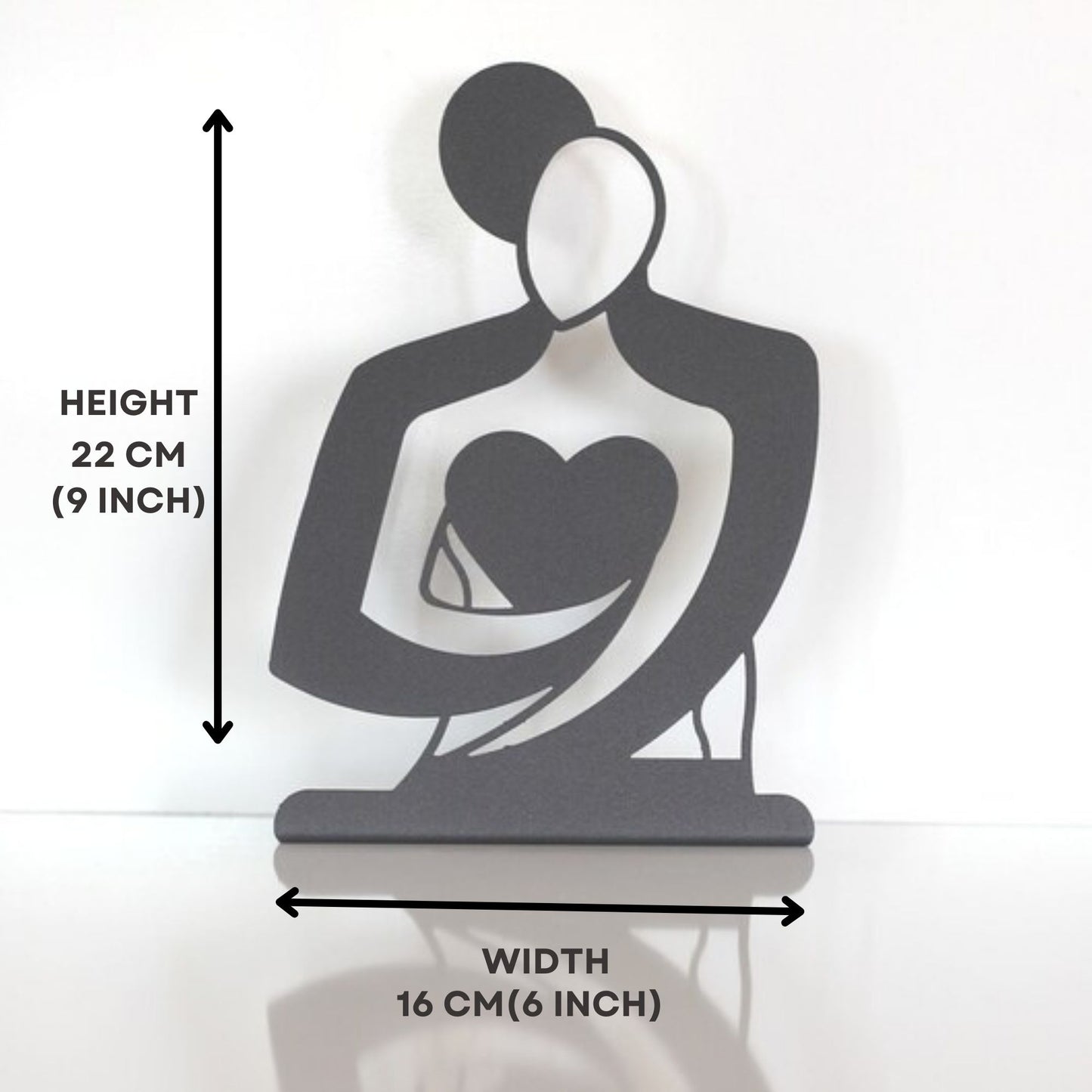 Love in Art Metal Table Decor