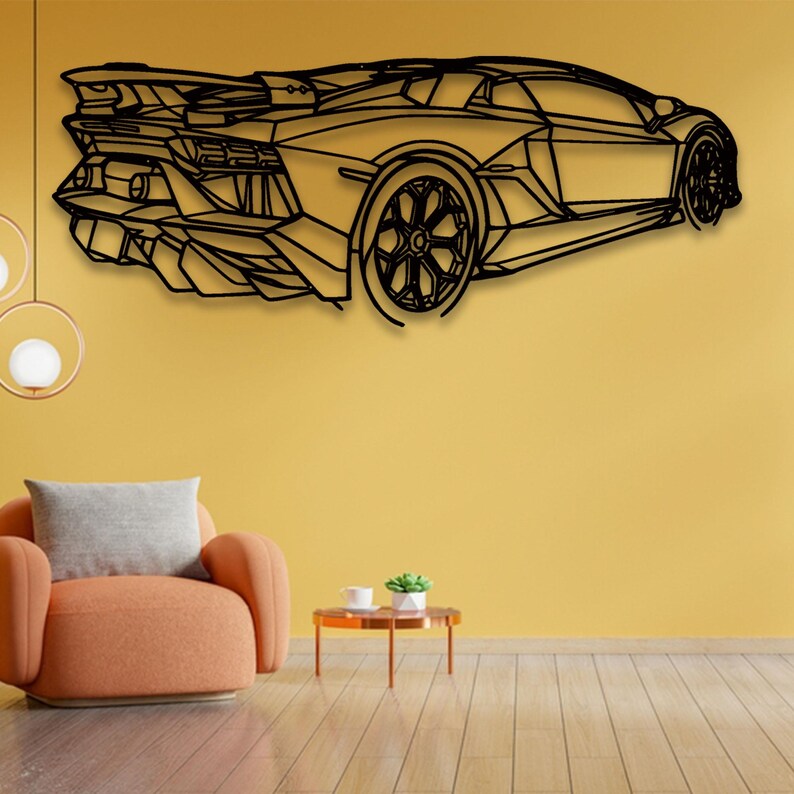Jeep Wrangler Metal Wall Hanging silhouette