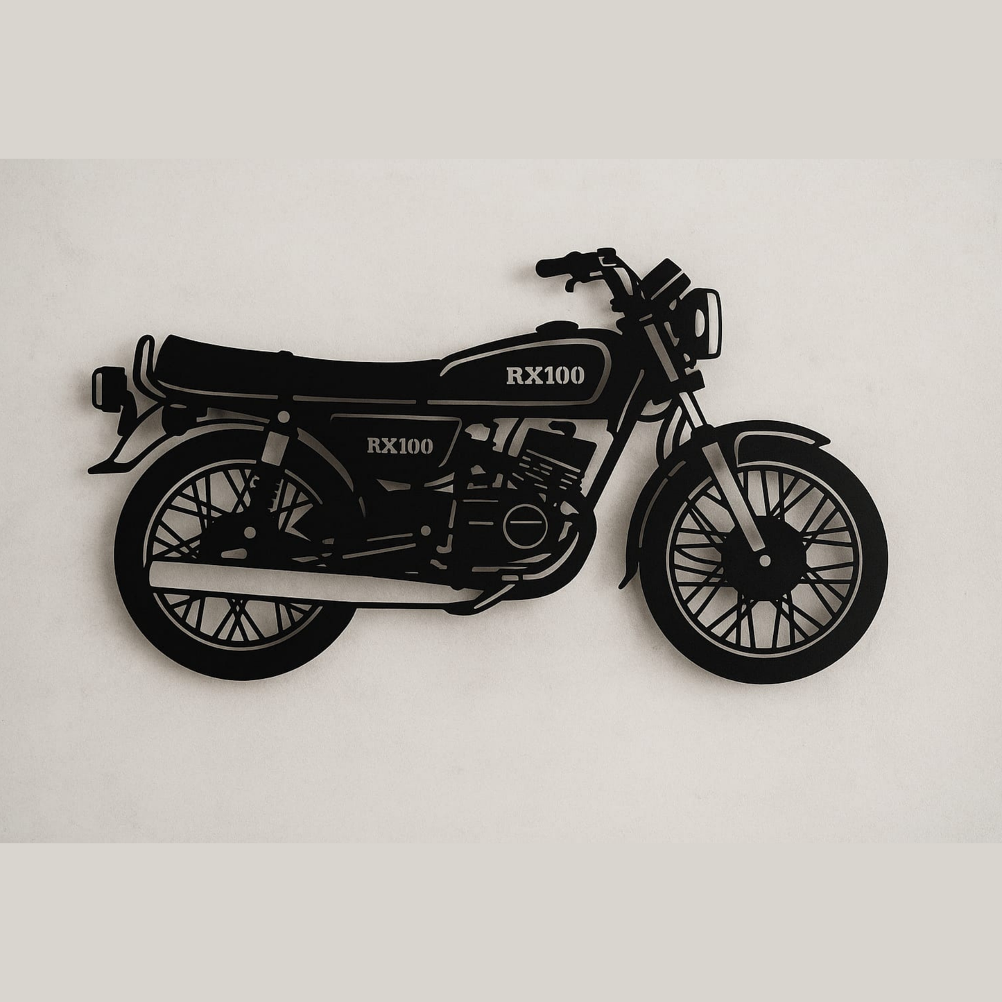 Yamaha RX100 Metal Silhouette