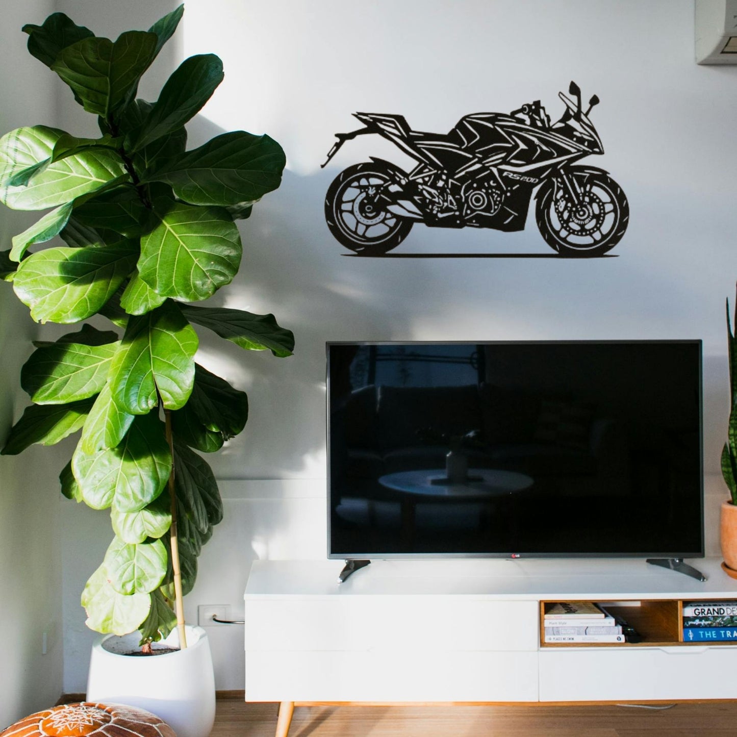 Bajaj Pulsar RS 200 Metal Wall Hanging Silhouette
