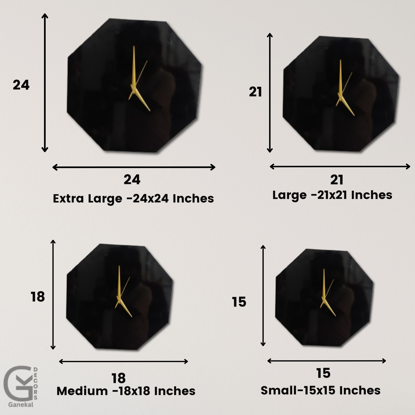 Minimo Design Elegant Metal Analog Wall Clock