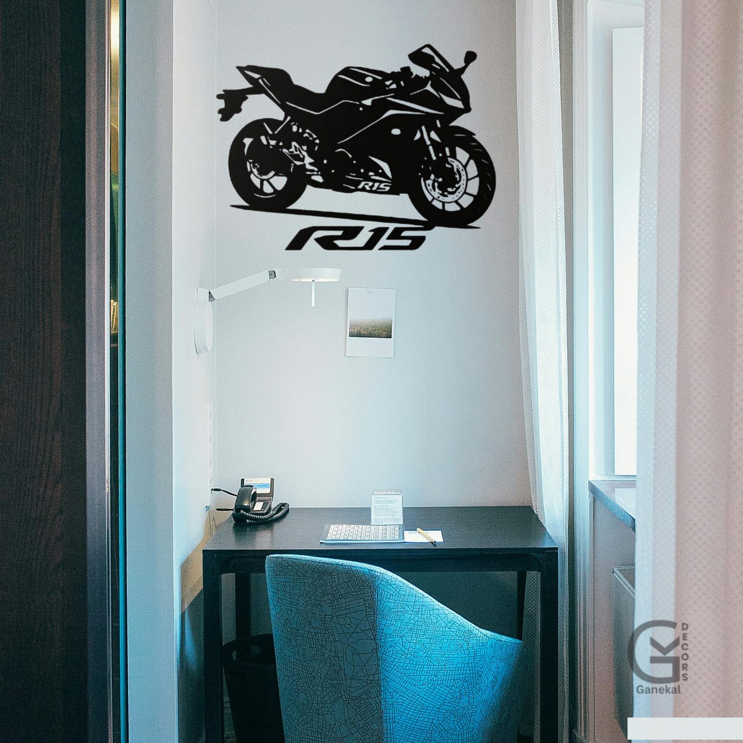 Yamaha R15 Metal Wall Hanging Silhouette