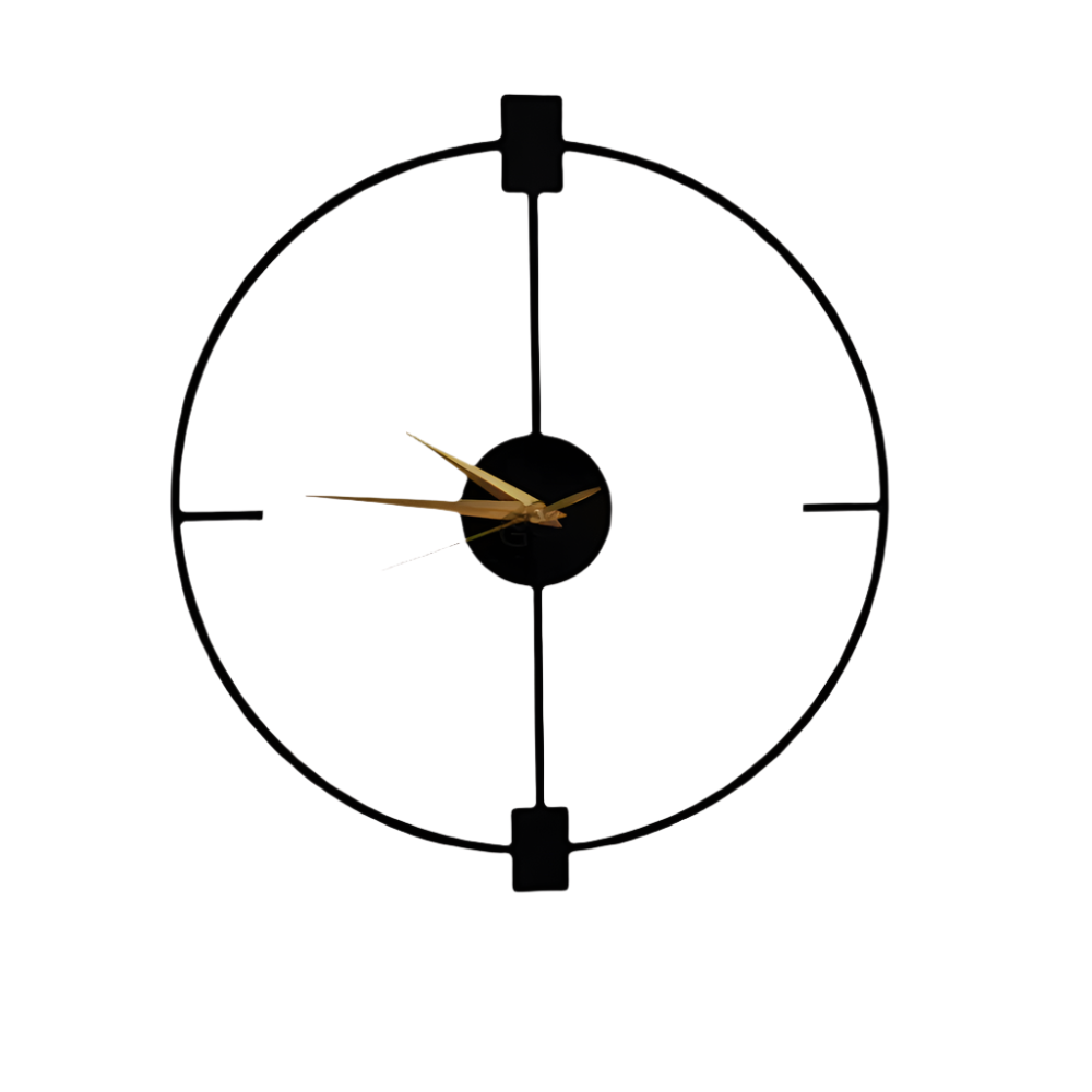 Grande Design Elegant Metal Analog Wall Clock