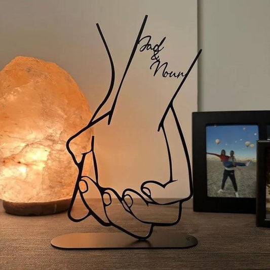 Holding Hand Customized Name Gift