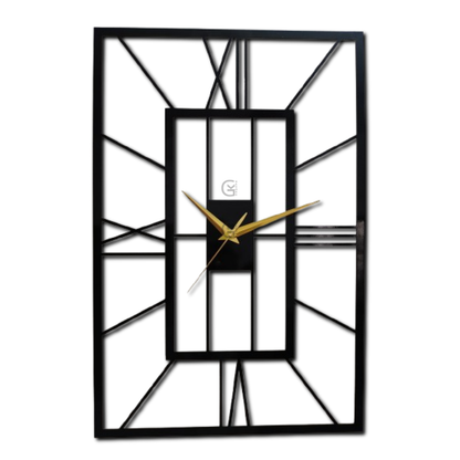 Contemporary Design Premium Metal Analog Wall Clock