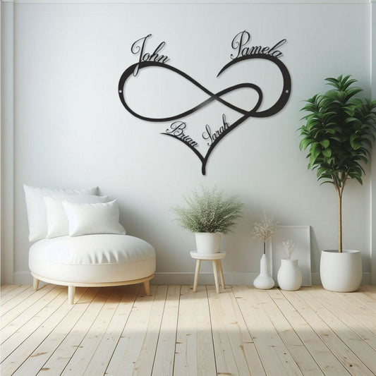 Infinity Metal Customize Name Gift