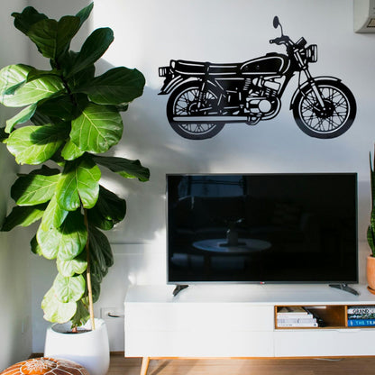 Yamaha RX100 Metal Silhouette