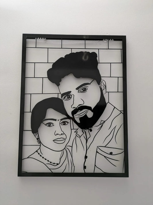 Personalized Metal Photo Portrait (Single Person)