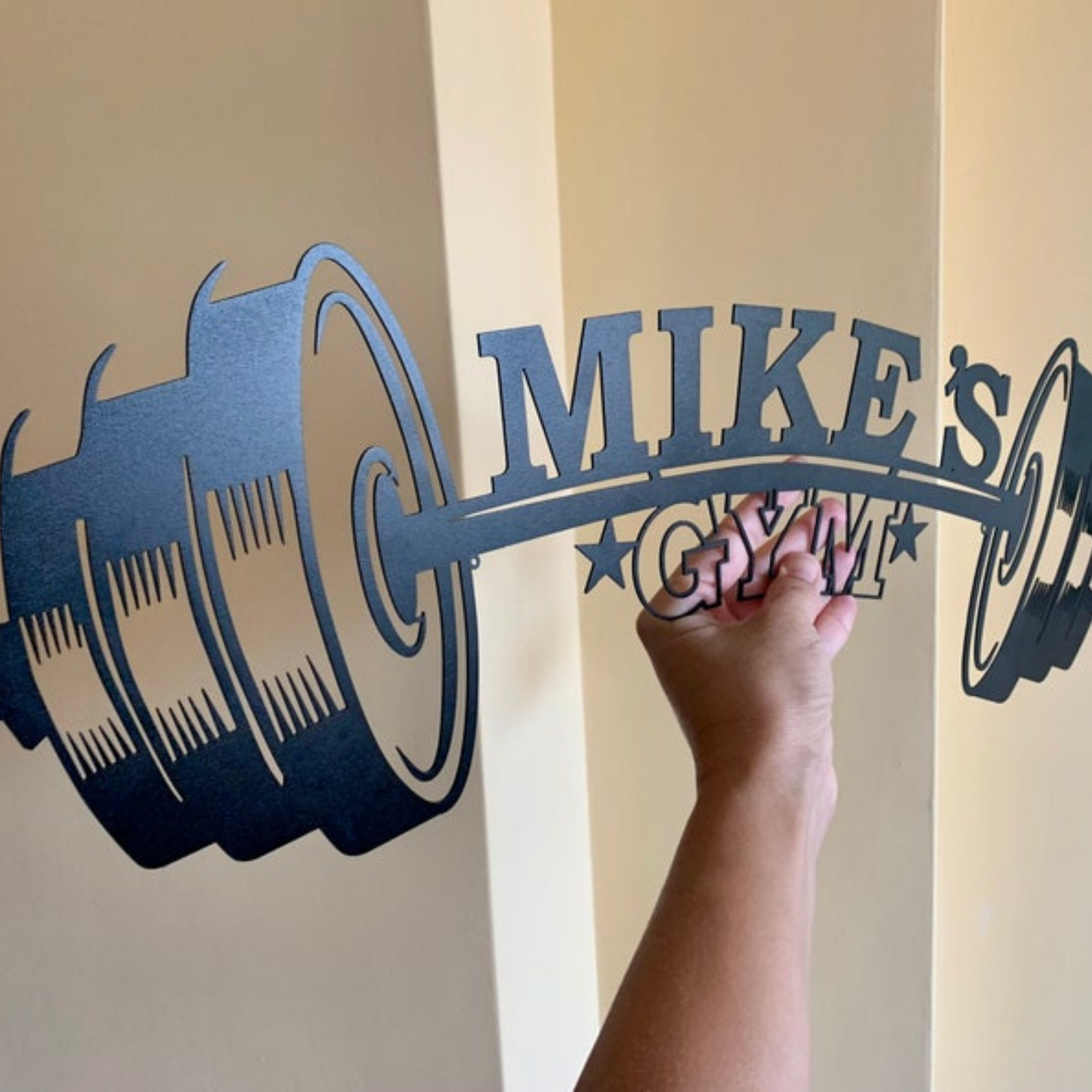Gym Metal Customized Name Gift