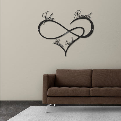 Infinity Metal Customize Name Gift