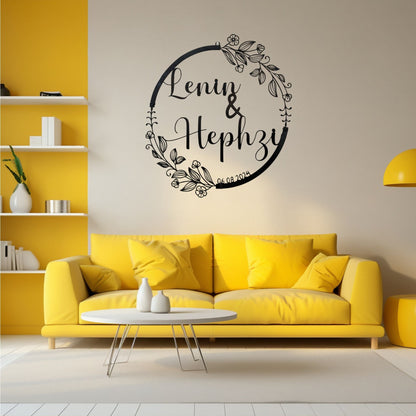 Custom Name Personalized Gift Metal Wall hanging