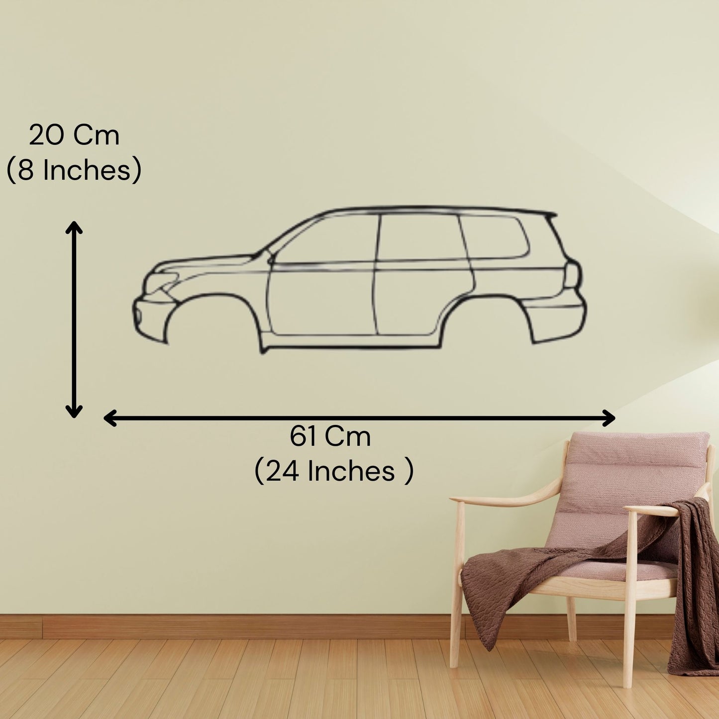 Modern Car Metal Wall Hanging Home Decor