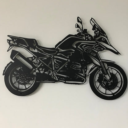 BMW R 1200 GS Metal Wall Hanging Silhouette