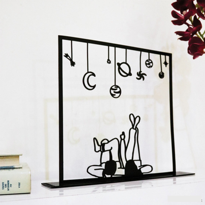 Look at Star Metal Table Decor