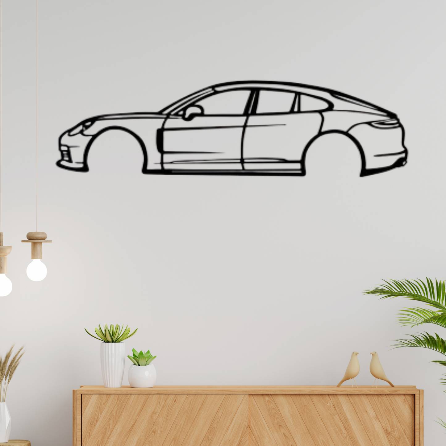 Amazing Car Metal Wall Hanging Home Decor