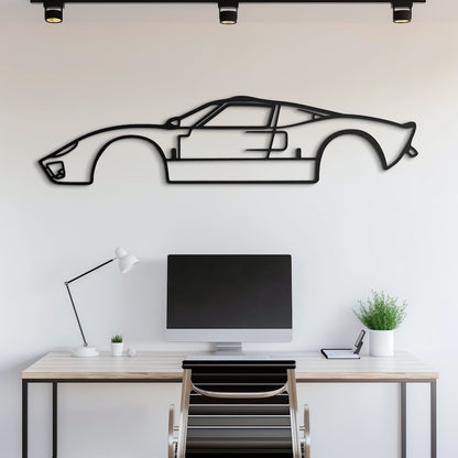 Ford GT40 Metal Wall Hanging silhouette