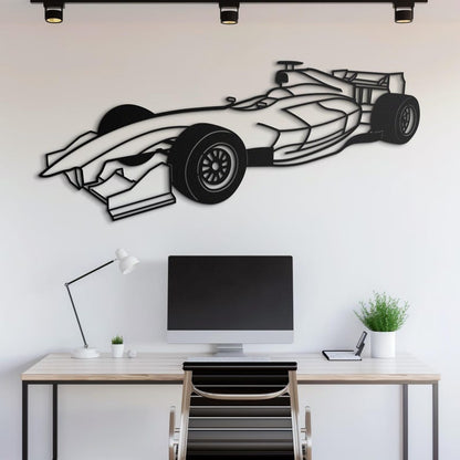 Formula 1 Metal Wall Hanging silhouette