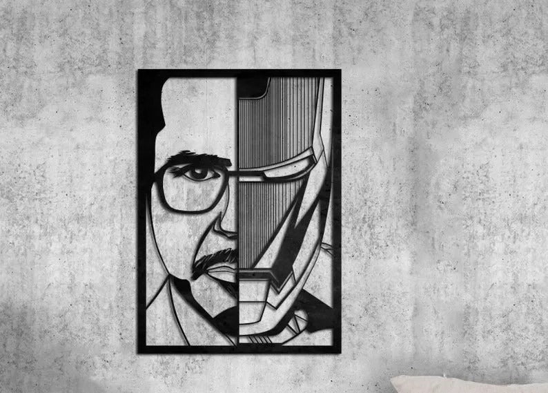 Premium Iron Man Metal Wall Hanging