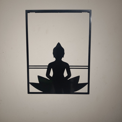 Spiritual Buddha Metal Wall Hanging