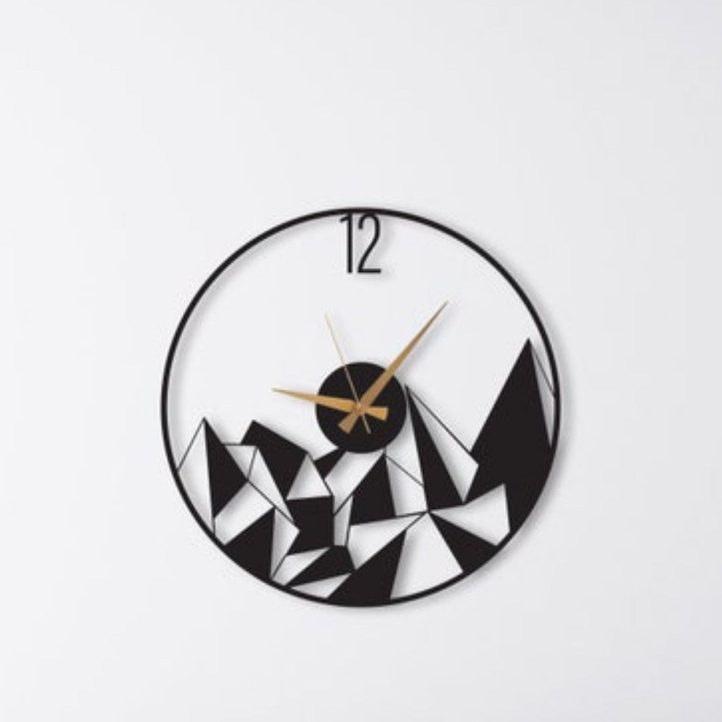 The Stylish Metal Design Elegant Analog Wall Clock