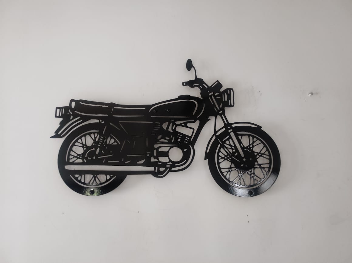Yamaha RX100 Metal Silhouette