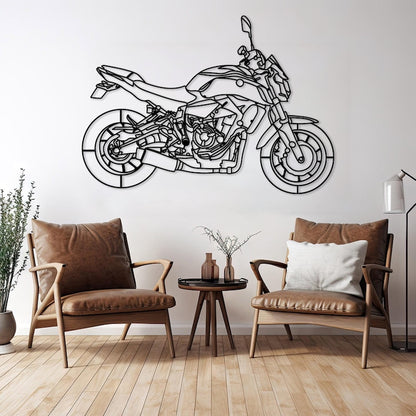 Yamaha MT07 Metal Wall Hanging Silhouette