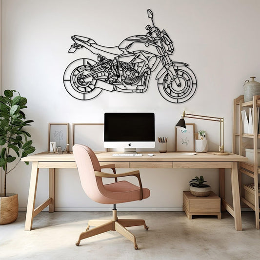 Yamaha MT07 Metal Wall Hanging Silhouette