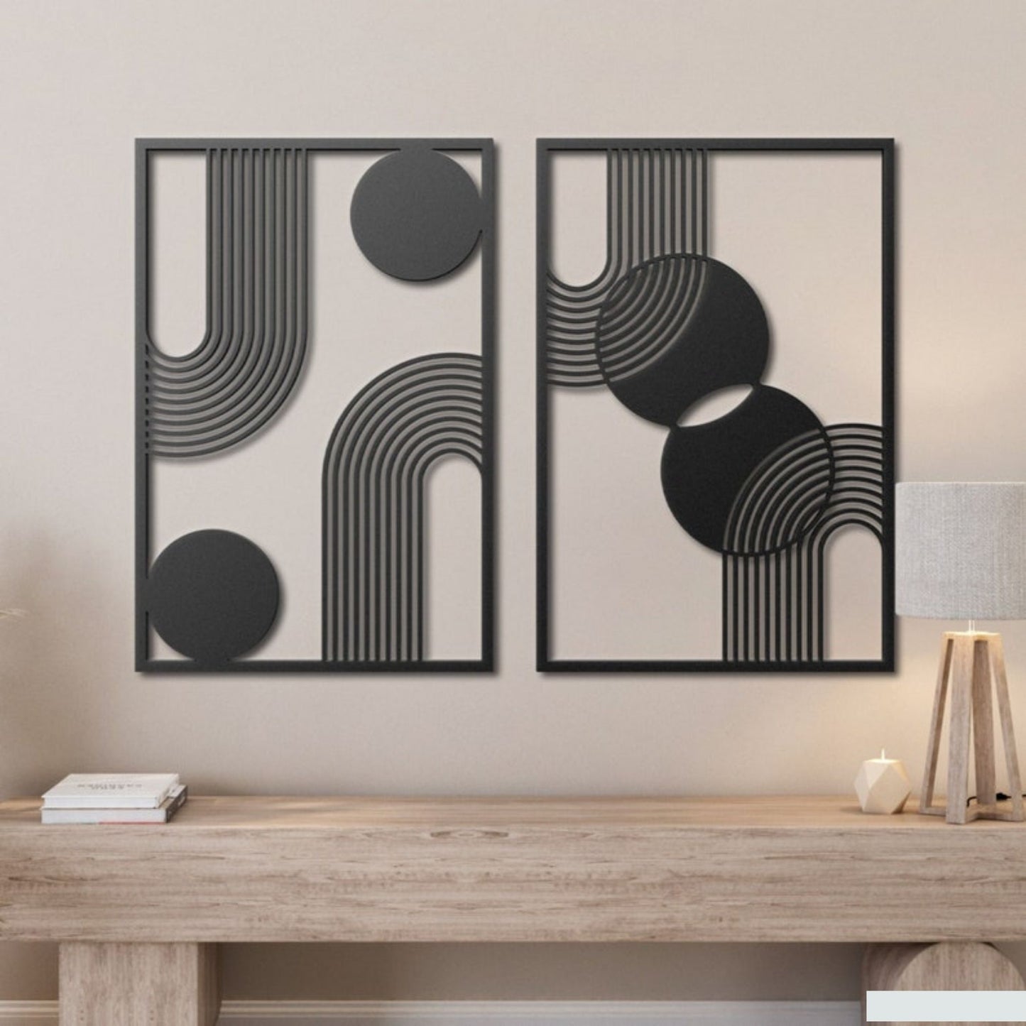 Elegant Metal Wall Hanging