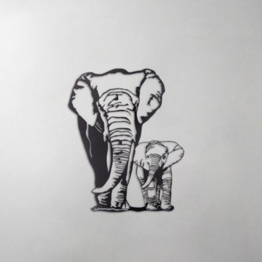 Premium Elephant Metal Wall Hanging Decor