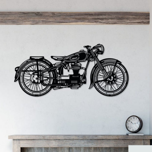 Retro Bike Metal Wall Decor for Home