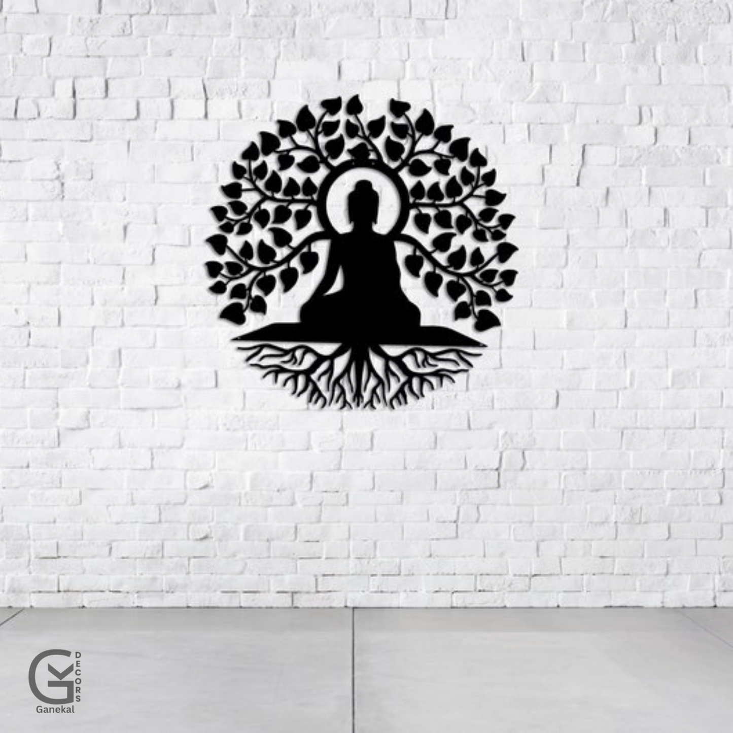 Spiritual Buddha Metal Wall Art Home Decor