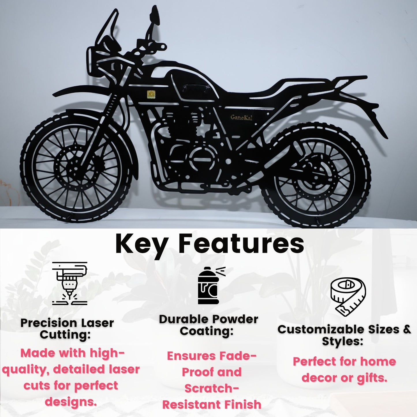 Royal Enfield Himalayan Metal Silhouette