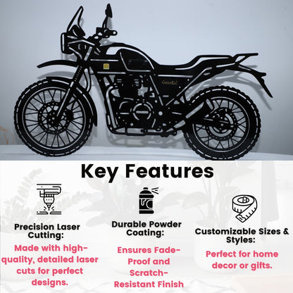 Royal Enfield Himalayan Metal Silhouette