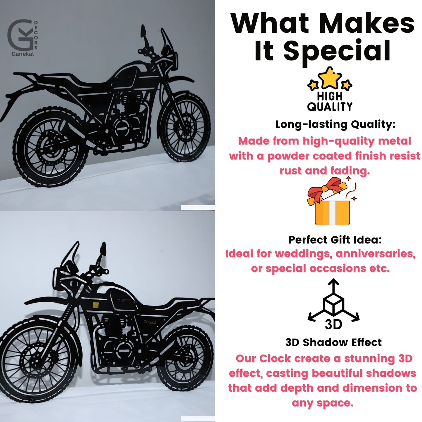 Royal Enfield Himalayan Metal Silhouette