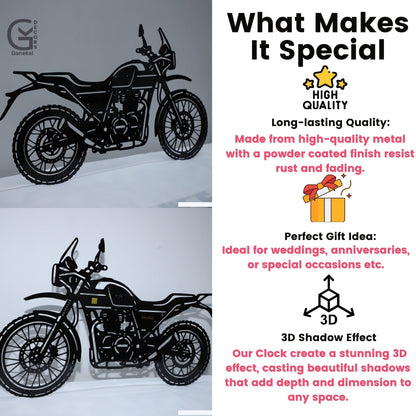 Royal Enfield Himalayan Metal Silhouette