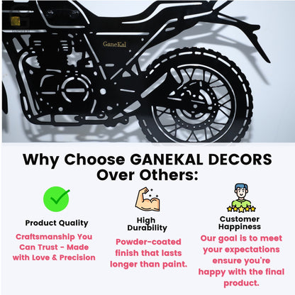 Royal Enfield Himalayan Metal Silhouette