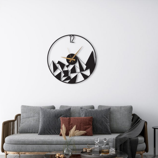 The Stylish Metal Design Elegant Analog Wall Clock