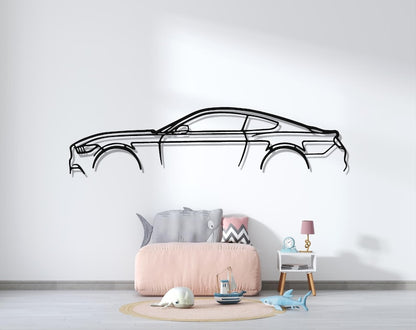 FORD Mustang Metal Wall Hanging silhouette