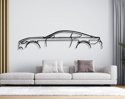 FORD Mustang Metal Wall Hanging silhouette