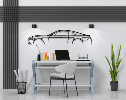 FORD Mustang Metal Wall Hanging silhouette