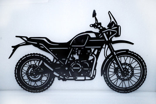 Royal Enfield Himalayan Metal Silhouette