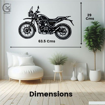 Royal Enfield Himalayan Metal Silhouette