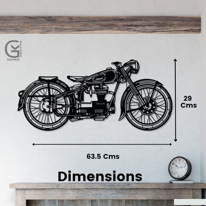Retro Bike Metal Wall Decor for Home
