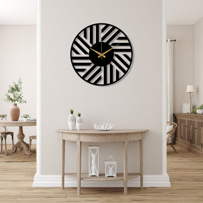 The Stylish Metal Design Elegant Analog Wall Clock